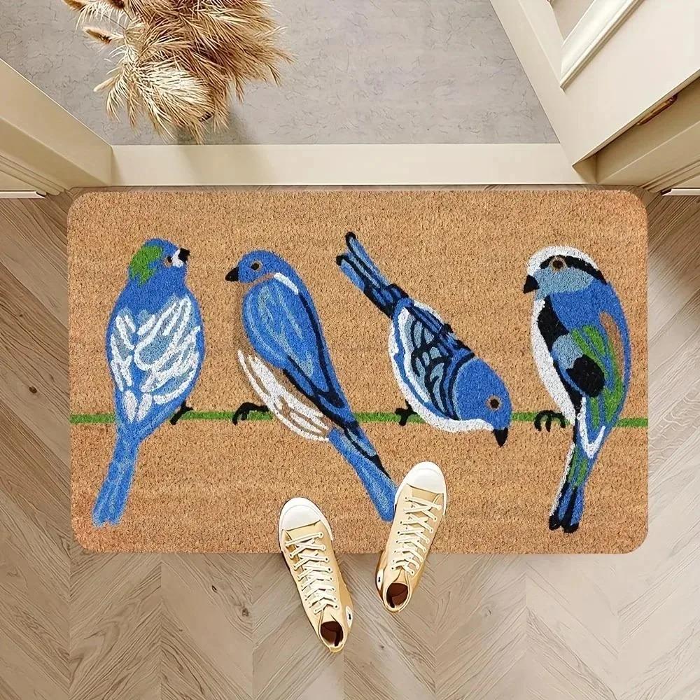 1PC LOVE Dog Pattern Door Mats Kitchen Rugs Non-Slip Pop Design Living Room Rugs Bath Mat Carpet for Home Sink Laundry Decor