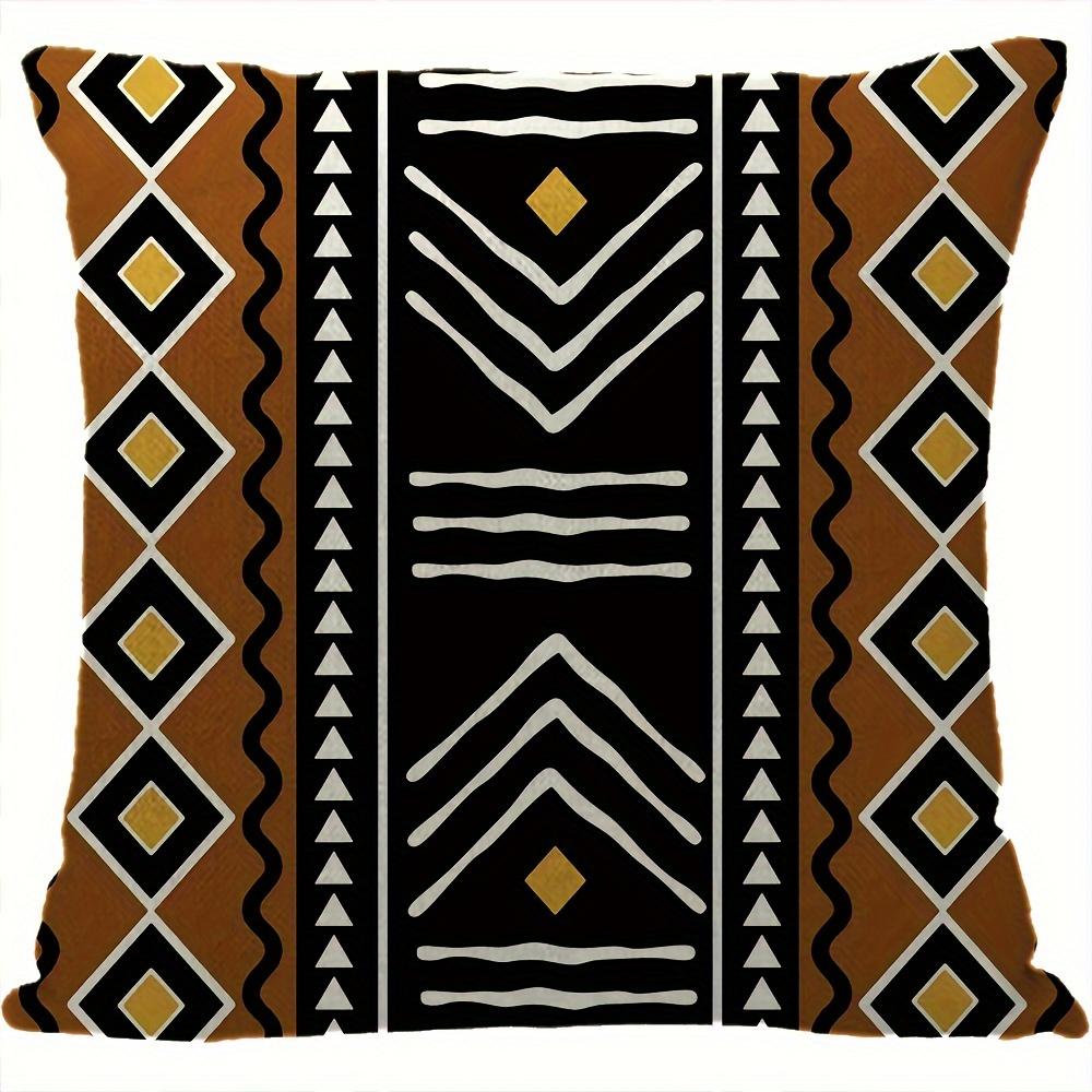 Single-sided Printed Cushion Cover Bohemian Style Soft Polyester Fabric Living Room Sofa Bedroom Bedside Decorative Pillowcase