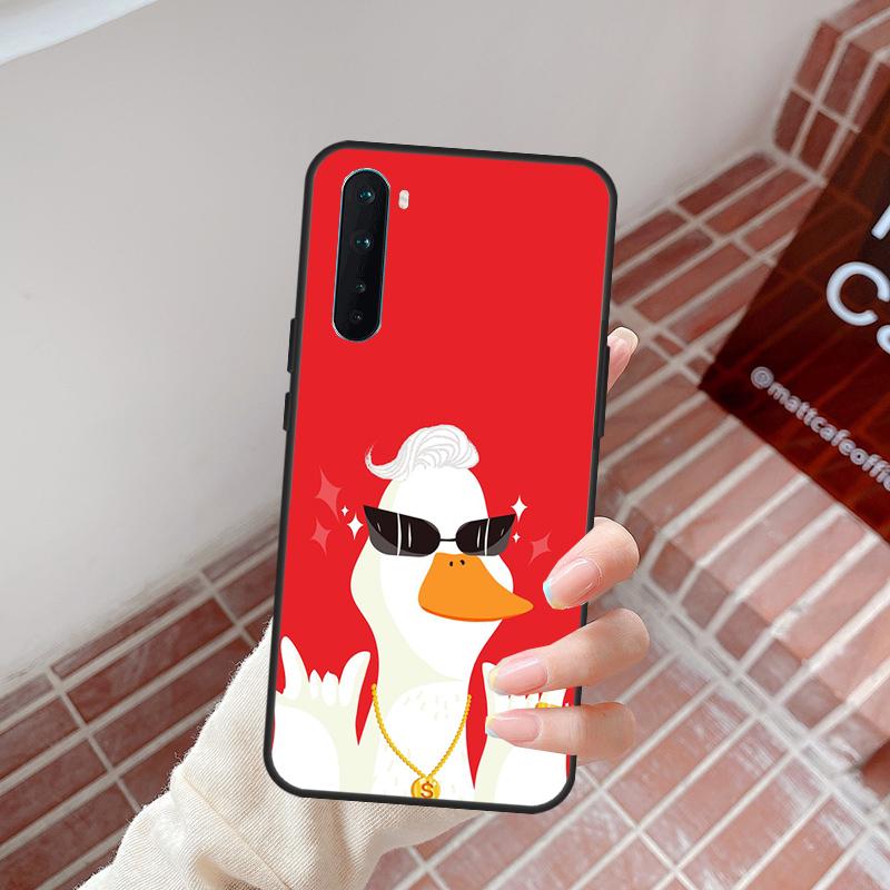 

Cartoon Cute Animal Duck Case For OnePlus 13R 12R 10R 13T 15 13 12 11 10T 8T Nord CE 4 3 2 Lite N20 N30 Nord 5 Cover OnePlus Nord CE5
