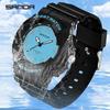 Sanda Cross-border Watches for Men, Women, and Teens - Fresh Style, Sporty Waterproof Electronic Quartz Watches, Fashionable for Students