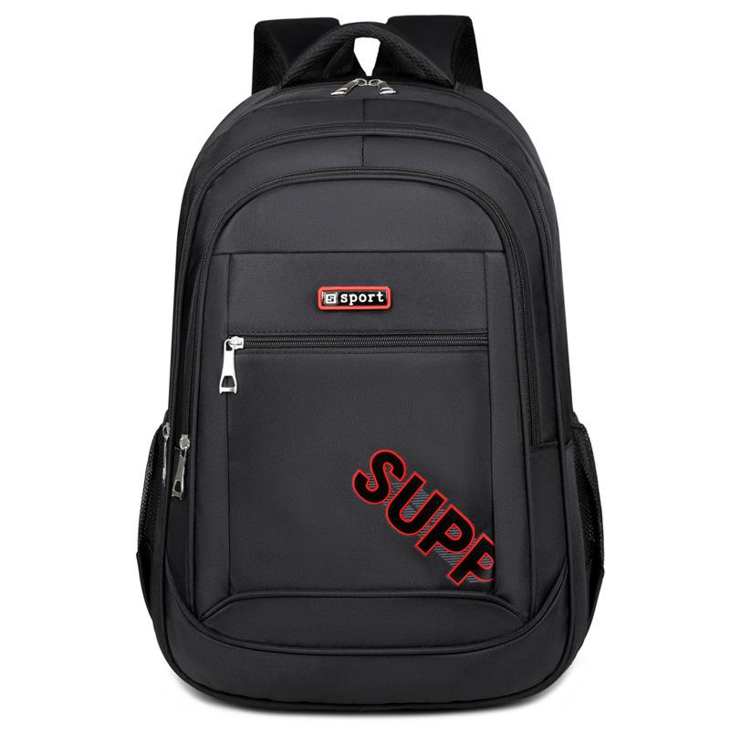 

Backpack men s and women s backpack business laptop bag -1 inch travel large-capacity schoolbag anti-splashing water червоний