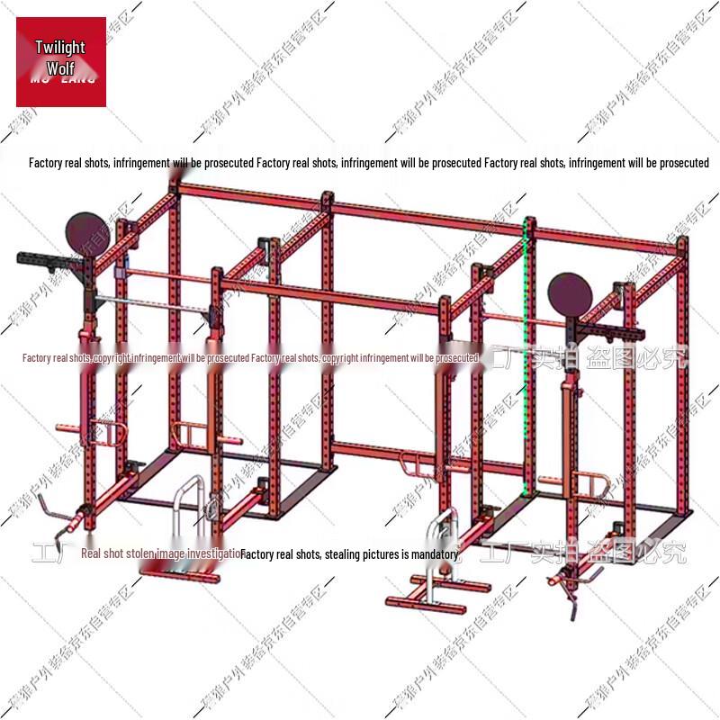 

Mao Lang Rocket Multi-Functional Mobile Fitness Training Rack