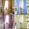 Fenstervorhang, geruchsneutral, bequemer Stangendurchhang, raumverdunkelnder Fenstervorhang für Schlafzimmer