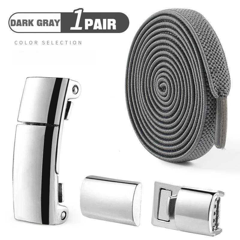 Magnetic Lock Shoelaces Without Ties Flat Elastic Shoe Laces Sneakers Boots No Tie Shoelace Rubber Bands for Shoes Accessories