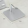 Ganchos de pared adhesivos de acero inoxidable duraderos - Sin taladro, Fuerte capacidad de carga, Ganchos metálicos para ropa sin dejar marca
