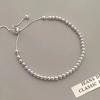 Luxury 925 Silver Double Layer Chain knotted Bracelet for Woman Minimalist Geometric Collage Bracelet Women's Jewelry