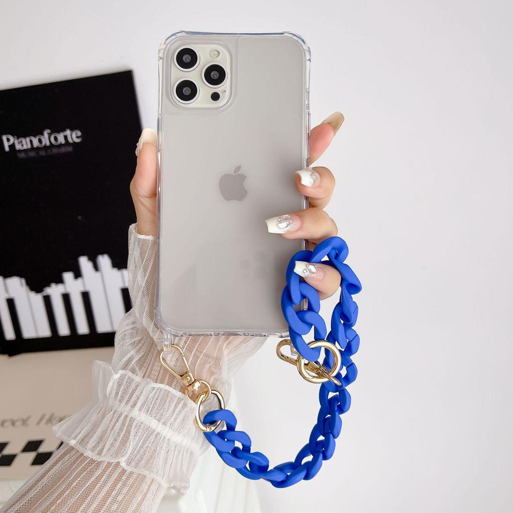All-in-one Anti-drop Transparent Crossbody Case for iPhone Series
