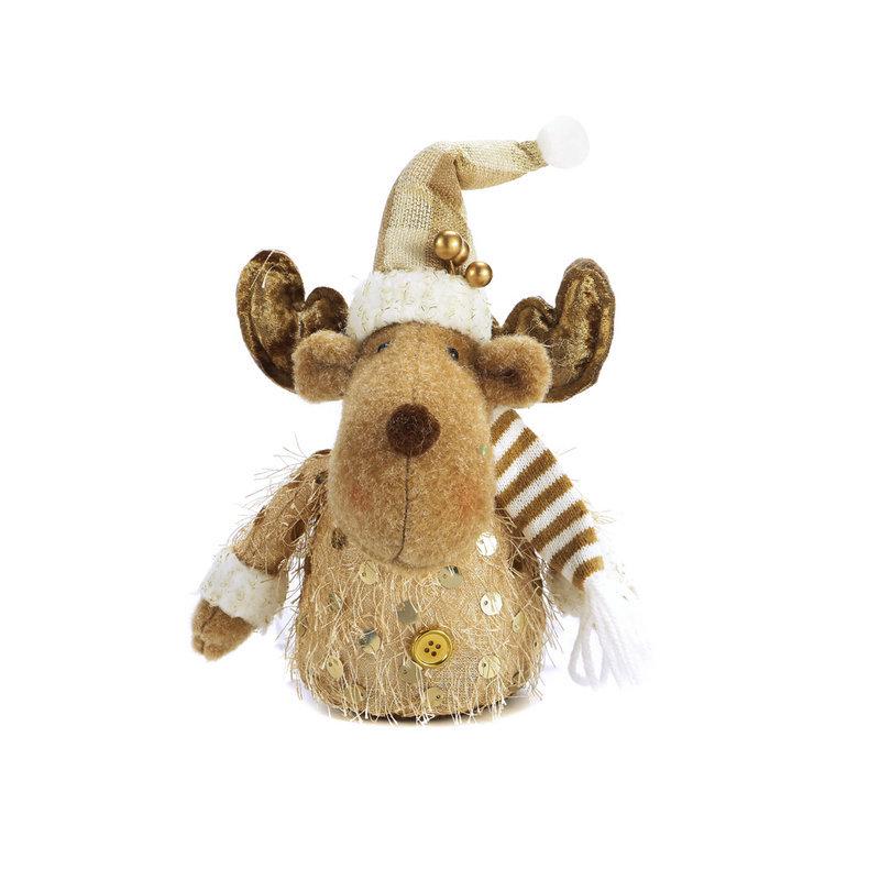 Christmas Festival Plush Figurines: Santa, Snowman, Reindeer Ornaments & Gifts