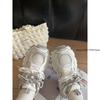 Fashion 2025 Popular Women's Chunky Sneakers Breathable Mesh Platform Sports Shoes Woman Flats Fashion Lace Up Thick Sole Casual Mujer