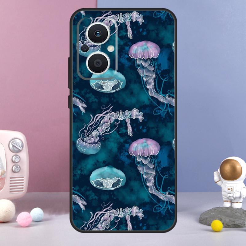 Magic Jellyfish Funda For OPPO Reno 13 F 11F 12F 14F 10 11 12 14 Pro 7 8 Lite OPPO Find X6 X5 X8 X9 Pro Case