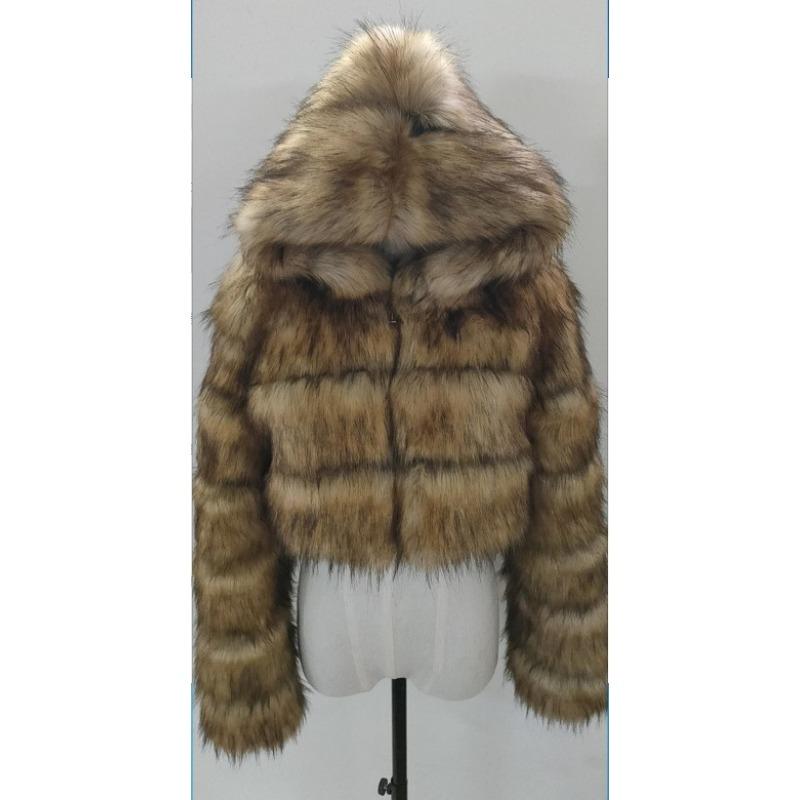 New imitation fur coat coat, fashionable imitation fur, Haining imitation fur is fashionable and versatile