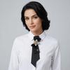 Choker Long Necktie Black Shirt Tie Retro Bow Tie  Women