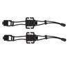 2Pcs Backpack Binding Clip MOLLE Gear Organizer Fastener Elastic Binding Buckle Carabiner Clip Bags Clasp Cord Fix Gear