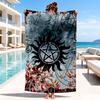 Natural Symbolism Beach Towel, Microfiber Beach Towel, Perfect For Pool, Beach, Travel, Home Decor Beach Party Fan Gifts