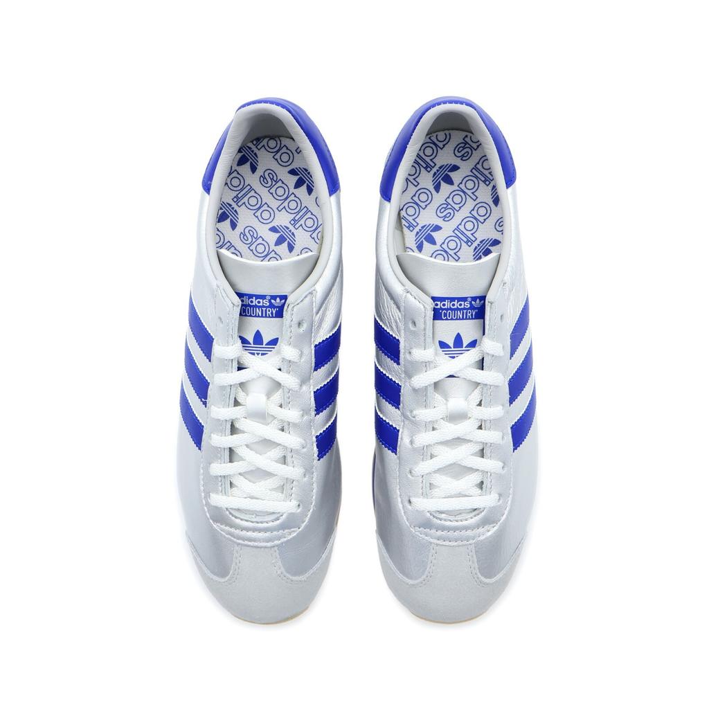 IE4230 Adidas Originals Country OG Matt Silver Bright Blue White (Men's)
