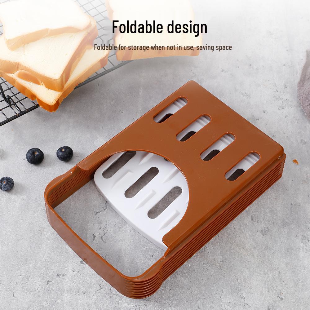 Foldable Bread & Toast Slicer Rack - Household Baking Tool