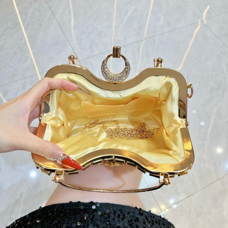 Evening Party Handbag, Fashionable Lady's Evening Dress Bag, Wedding Bag, Small Square Bag, Exquisite Banquet Bag