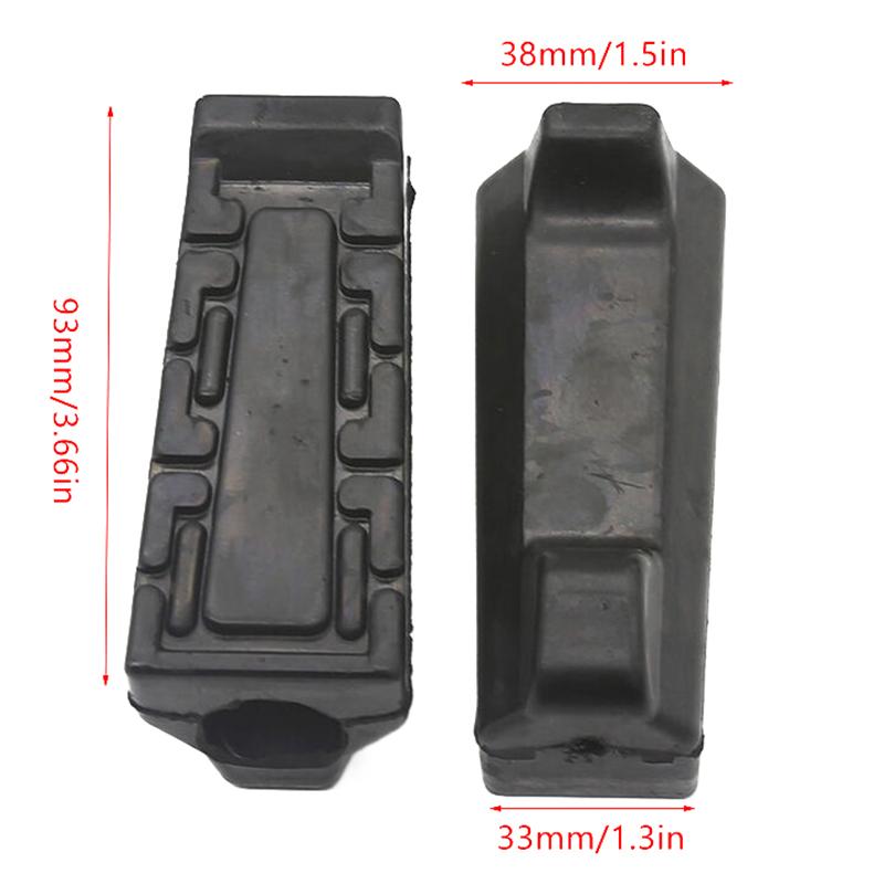 1 Paar Gummi Front Pedal Fußraste Fußrasten für Ybr 125 Fußrasten Motorrad Zubehör Werkzeuge Ersatz