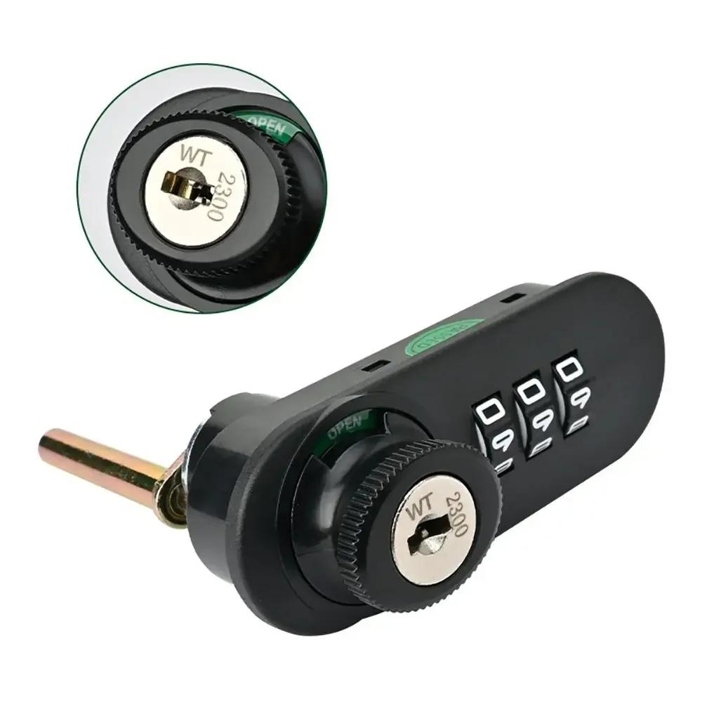 Neues mechanisches Passwortschloss aus Zinklegierung 3-stelliger Code Möbelschlösser Sicherheitshardware Schubladenschloss Schrank Briefkasten
