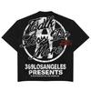 Streetwear T Shirt Y2K Hip Hop Punk Rock Graphic Print Oversized TShirt Mens Womens Round Neck Cotton Short Sleeve Tops Clothes