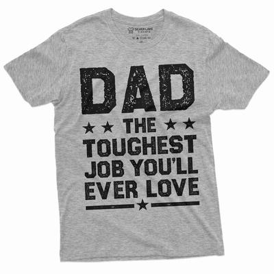 Vatertags T-Shirt Papa der härteste Job, den du jemals lieben wirst Shirt Papa Geschenke