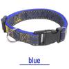 Denim-Stitched Dog Harness and Leash Set with Collar