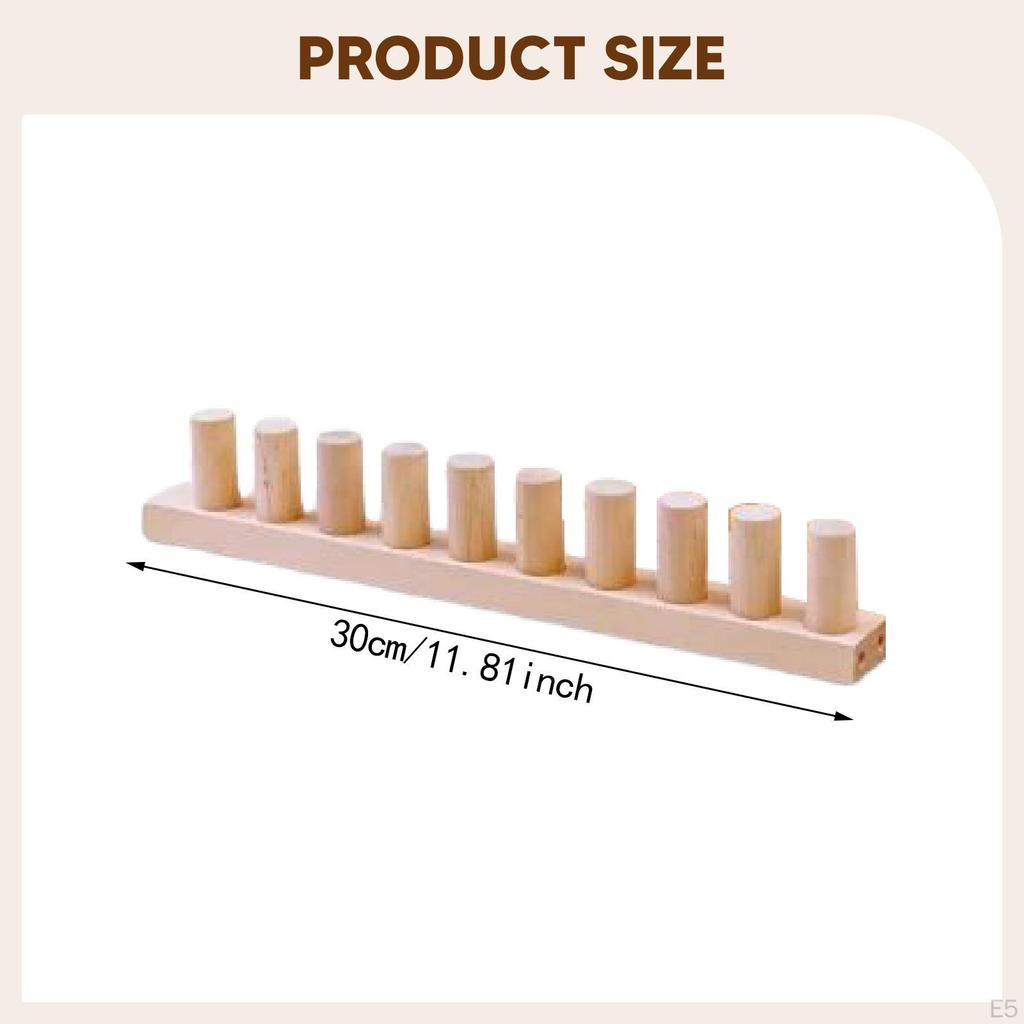 Koc Gruby Tkany Ręcznie na Krośnie Deska Dekoracja Domu Solidna Drewniana Rama Tkactwo na Szal DIY Narzuty