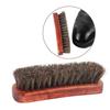 1Pc Horsehair Wooden Brush Shoe Polishing Brush Polishing Buffing Brush Seat Handle Dashboard Roof Cleaning Brush