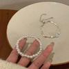 Luxurious Irregular Silver Pearl Bracelet Modern Chic Design For Occasions Special
