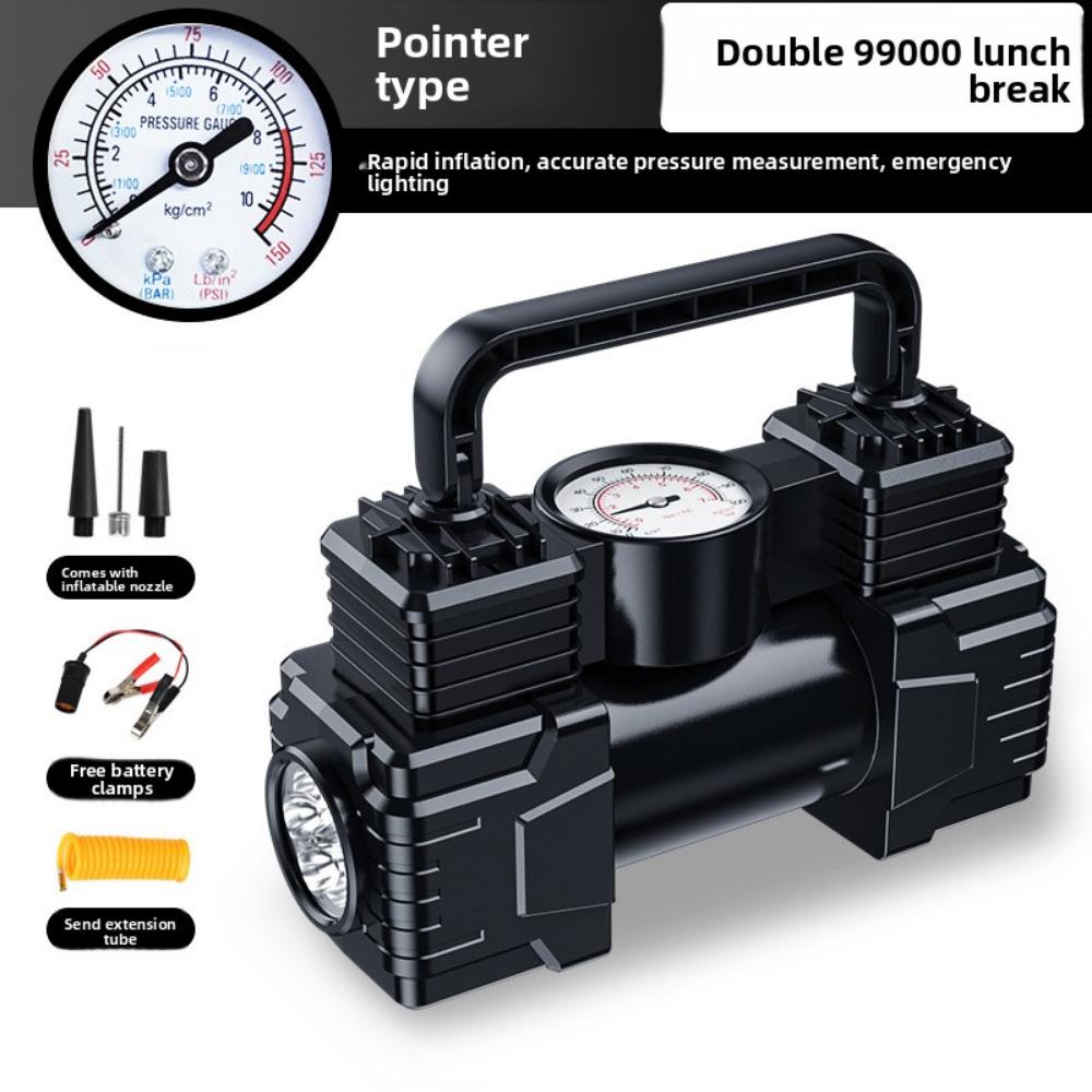 

Автомобильный воздушный насос Высокомощный Многофункциональный Портативный Электрический Двухцилиндровый Высокого Давления Быстрый Накачиватель Шины Воздушный Насос для Автомобиля