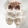 Belle shoes season breathable mesh German training shoes little white shoes student board shoes 2503