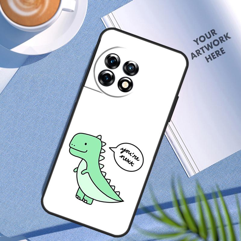 Fun Dinosaur Pattern Dino Case For OnePlus Nord N200 N100 Nord 3 2T CE 2 Lite OnePlus 12 11 10 Pro 10T 10R 12R Cover