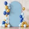 Decor Partidă Fundal Elastic Culoare Solidă în Formă de U - Husă din Material Arcadă Semi-Circulară de Exterior