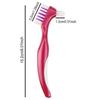 Denture Cleaning Brush Dual Heads Gum Cleaner For Men Women Multi-Layered Bristles False Teeth Brush Oral Cleaning Tools