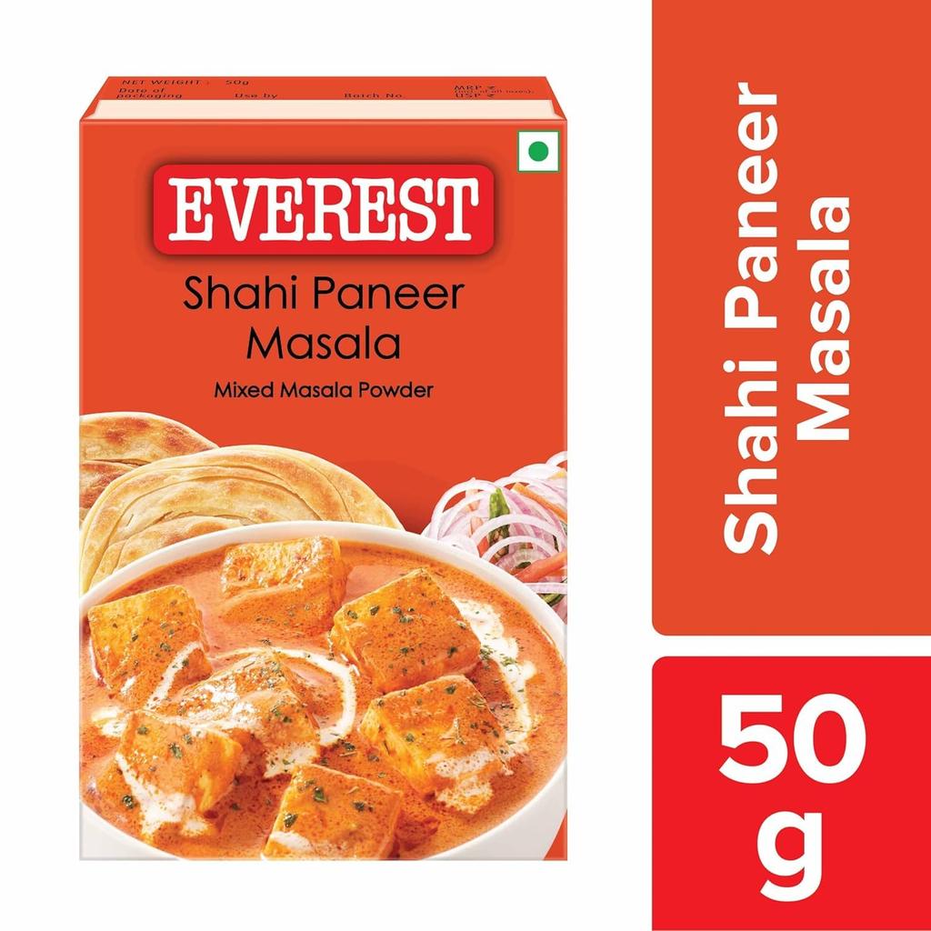 EVEREST Shahi Paneer Masala 50 G Pack Of 1 Premium Spice Blend For Authentic Aromatic Cooking And Rich Restaurant Style Flavor At Home