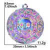 2Pcs Skullsteampunk Charm Rainbow Filigree Hearts Charms For Jewelry Making Bulk Diy Flowers Pendant Turtle Animal Accessories