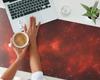Durable Non-Slip Desk Mat Space Nebula 120X60 Cm
