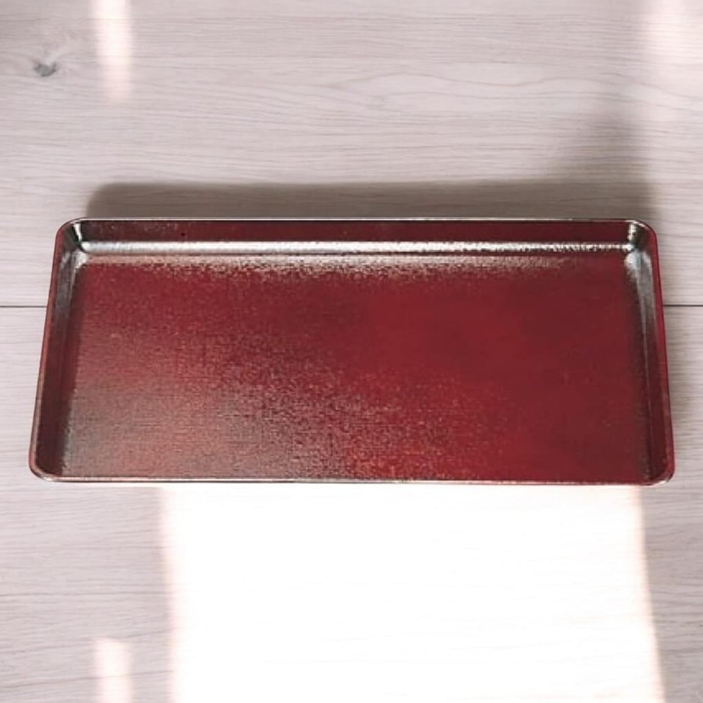 FRP Fabric Made in Dishwasher Safe J-kitchens Tray, 39cm, Grain, Non-Slip, Lacquerware, Japan,