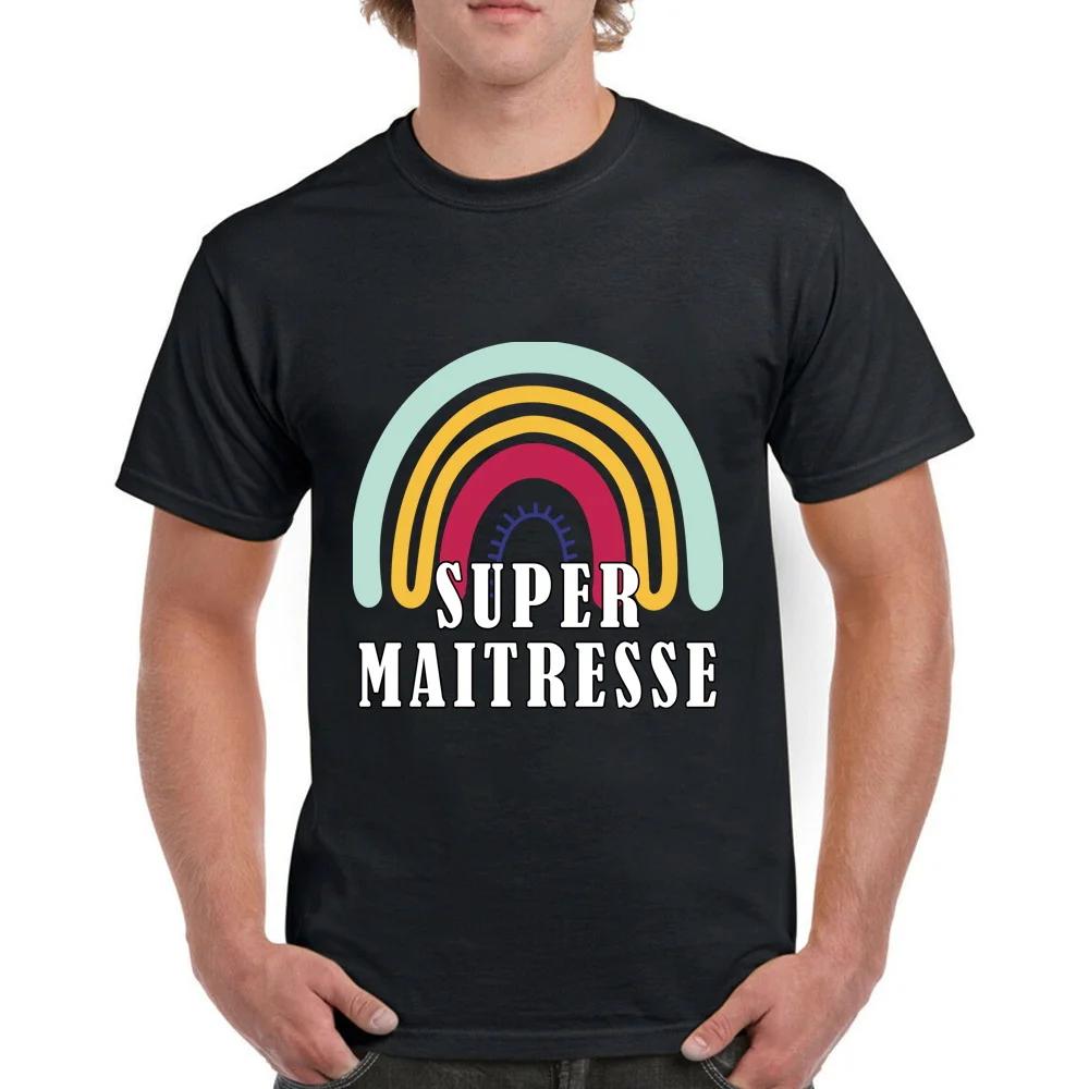 

Мужская футболка Базовый топ с коротким рукавом Уличная одежда Принт серии Maitresse Повседневная с круглым вырезом Молодежная Мужская Комфортная рубашка для города XXXXXL чёрный