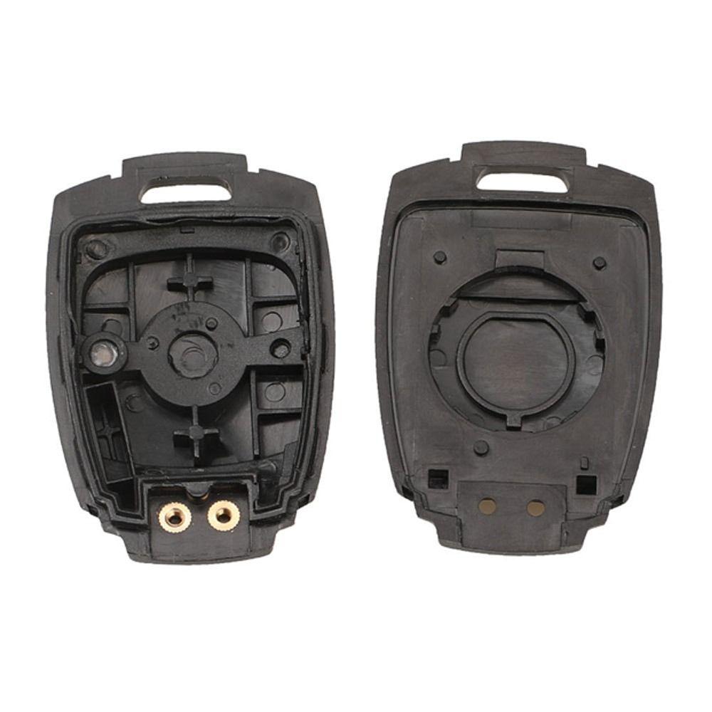 2 Button Car Key Shell Uncut Blade Key Fob Cover for SsangYong/Korando/Kyron/Actyon/Rexton