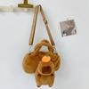 Lovely Capybara Plush HandBag Kawaii Orange Capibara Toy Shoulder Bag Mobile Phone Bag Tote Bag Cute Children's Birthday Gift