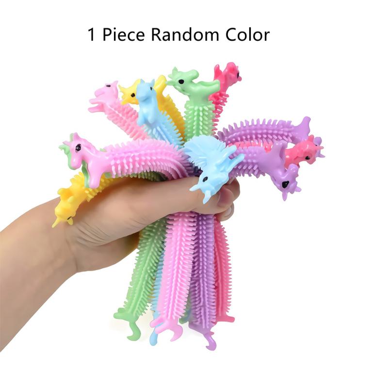 Cartoon Colored Stretch  String High Stretchability Stress Relief Venting Noodle Soft Smooth
