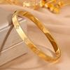 Gold , Fashionable Versatile Screw Titanium Steel , Simple Design Cross Hidden Buckle 