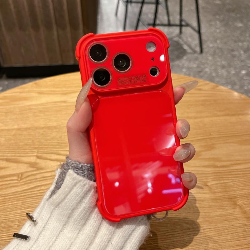 Crystal Candy Acrylic Shockproof Case For iPhone 17 Air 16 15 14 13 Pro Max Corners Protective Hard Glass Phone Cover