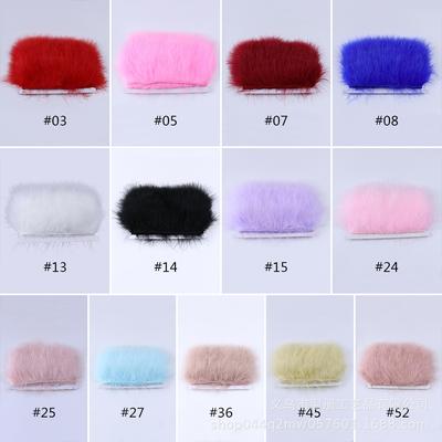 5-7Cm Bone-Cut Full Flannel Edge Stage Clothing Material Turkey Fluff Skirt Barbie Diy