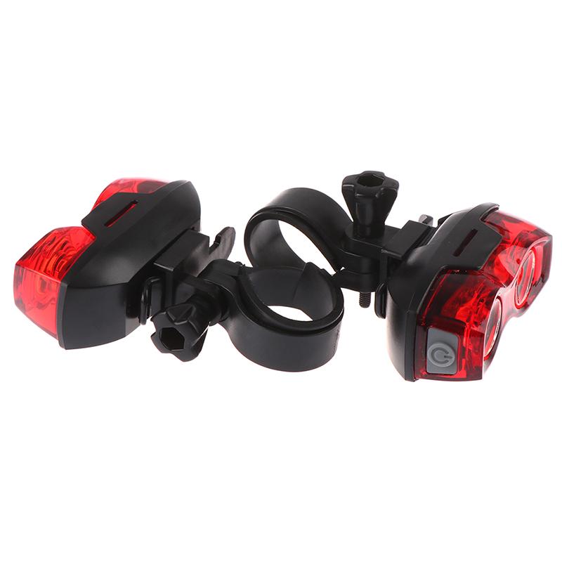 2LED Bright Bicycle Bike Bezpečná zadní zadní blikající výstražná kontrolka