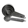 Plastic Measuring Spoon Cooking Teaspoons Sugar Coffee Tools Set Kitchen Supplies Accurate Baking Black PP Plastic 10 Pc/set