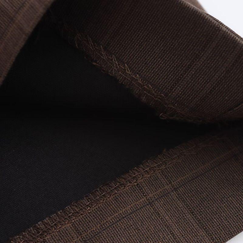 Kaslead New Arrival Women's Fashion Style Stylish Simple and Versatile Casual Gingham Culottes 4661419