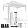 3M x 3M Instant Faltpavillon, Pop-Up-Pavillon mit Ein-Knopf-Aufbau, Sonnenschutz