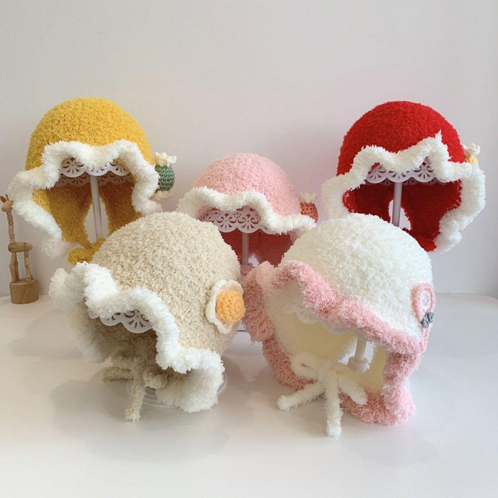 

Warm Windproof Toddler Ear Protection Hats Baby Tyre Cap Knitted Hats Autumn Winter